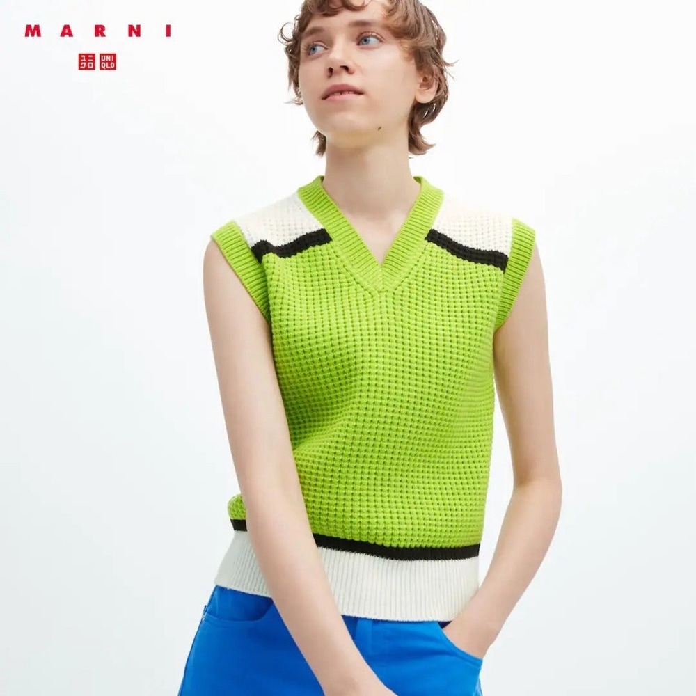 {UNIQLU + MARNI} Sweater Vest - NWT - Sz XS New. Never Worn